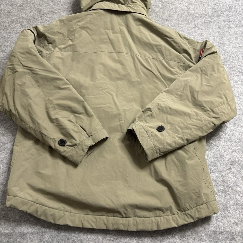 Polo Sport Ralph Lauren Vintage Jacket USA Flag‎ Beige Hooded L